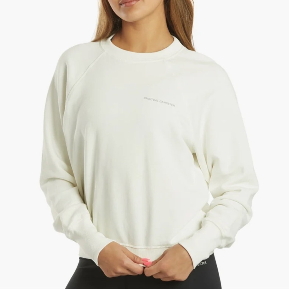 Spiritual Gangster Bridget Raglan Pullover M